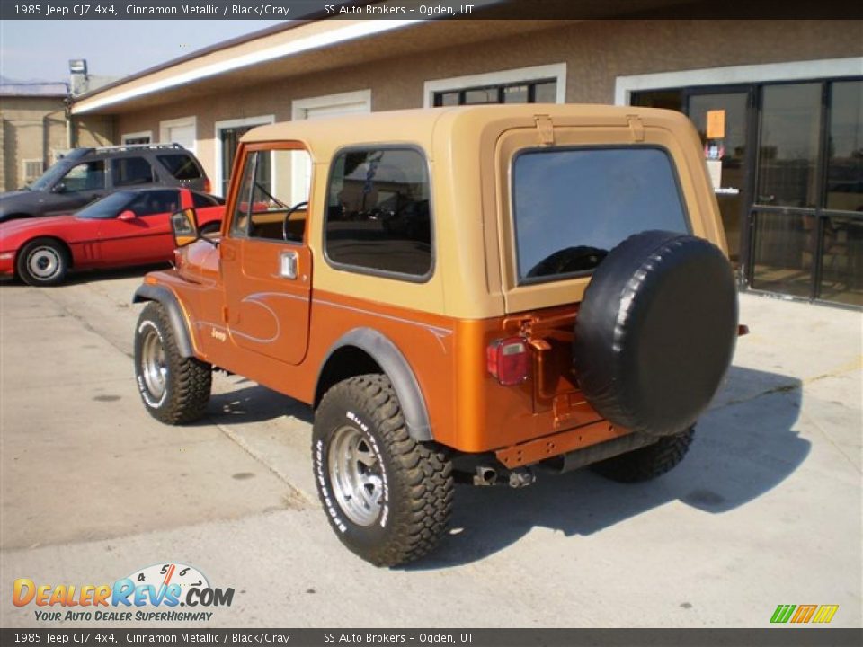 Cinnamon Metallic 1985 Jeep CJ7 4x4 Photo #8