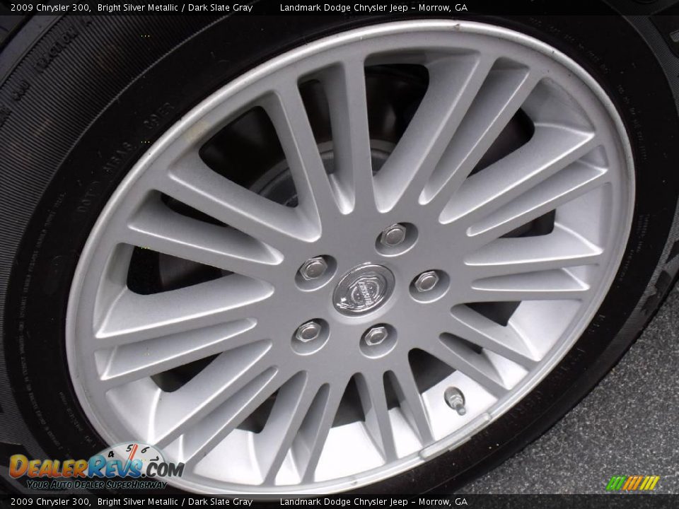 2009 Chrysler 300 Bright Silver Metallic / Dark Slate Gray Photo #5