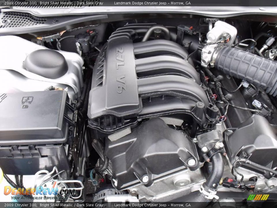 2009 Chrysler 300 Bright Silver Metallic / Dark Slate Gray Photo #13
