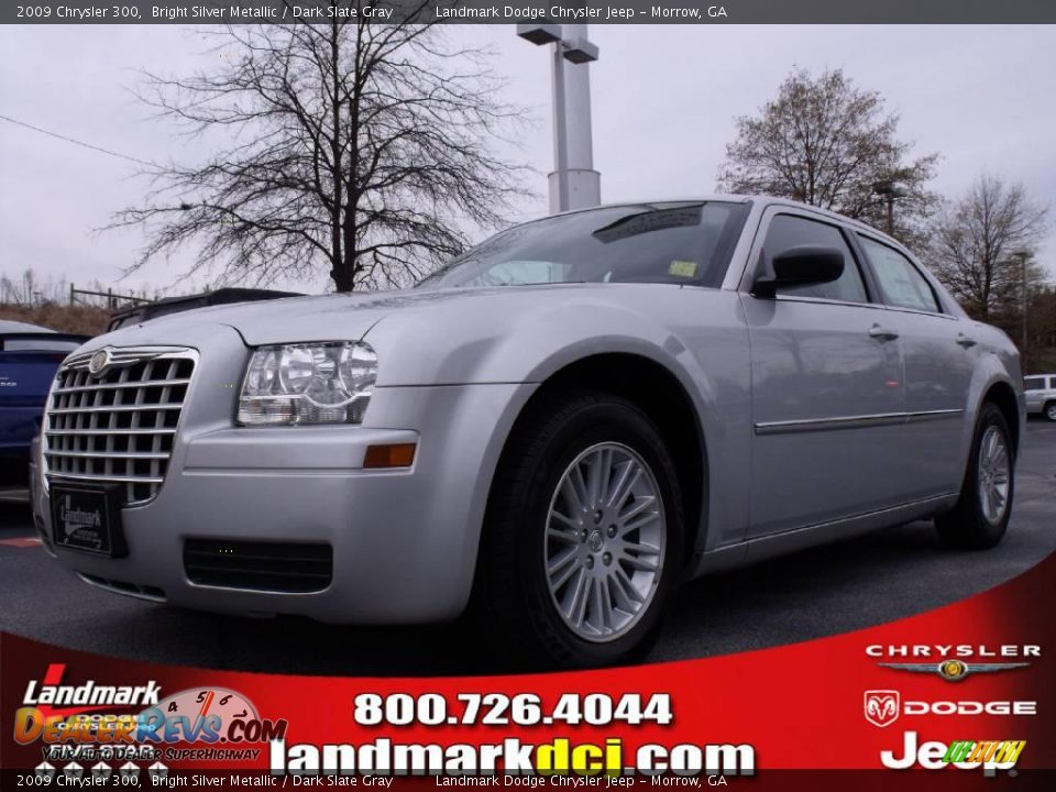 2009 Chrysler 300 Bright Silver Metallic / Dark Slate Gray Photo #1