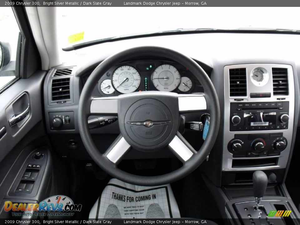 2009 Chrysler 300 Bright Silver Metallic / Dark Slate Gray Photo #12