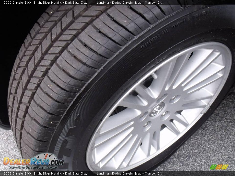 2009 Chrysler 300 Bright Silver Metallic / Dark Slate Gray Photo #14