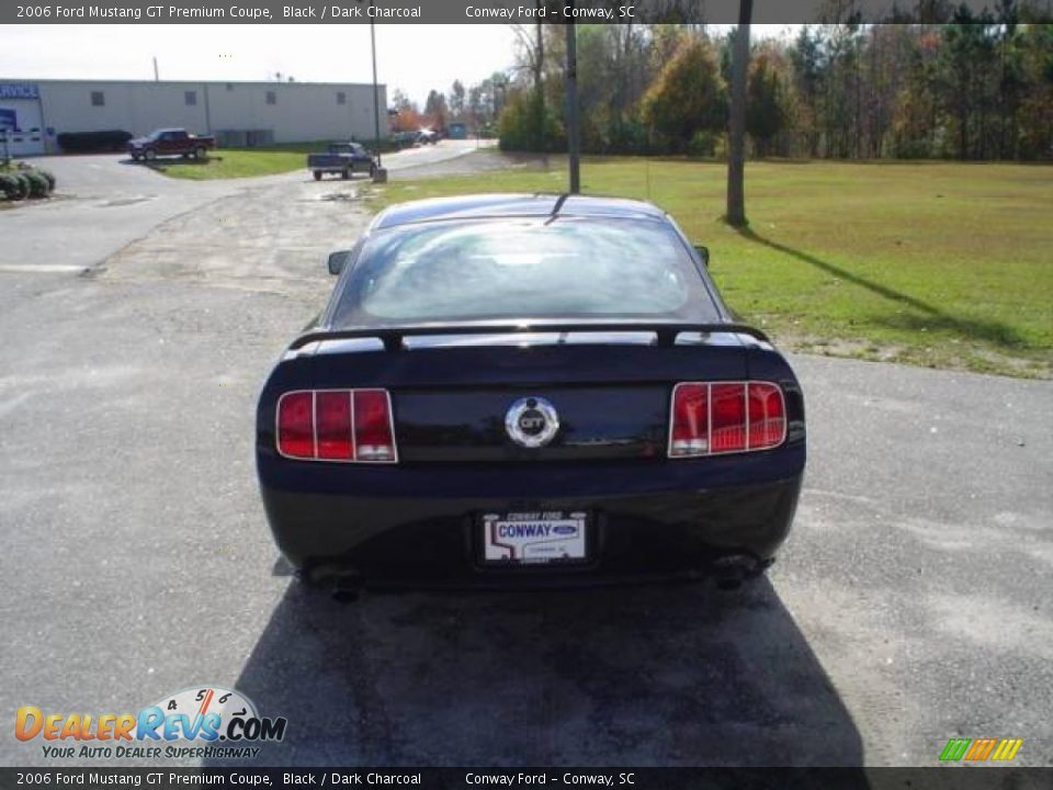 2006 Ford Mustang GT Premium Coupe Black / Dark Charcoal Photo #6