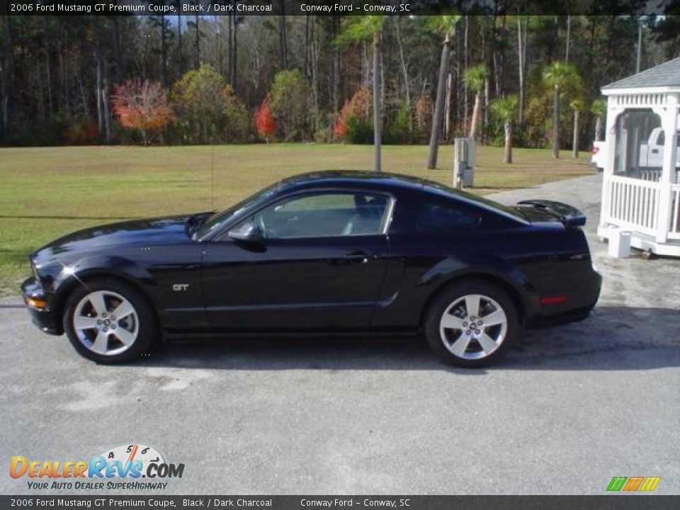 2006 Ford Mustang GT Premium Coupe Black / Dark Charcoal Photo #8