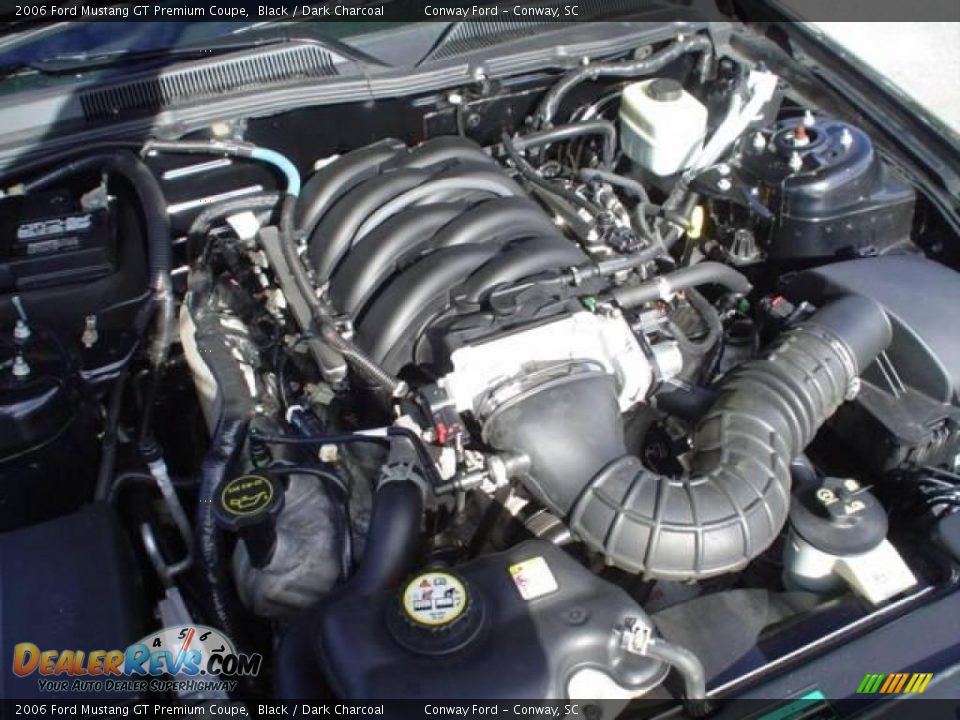 2006 Ford Mustang GT Premium Coupe Black / Dark Charcoal Photo #11