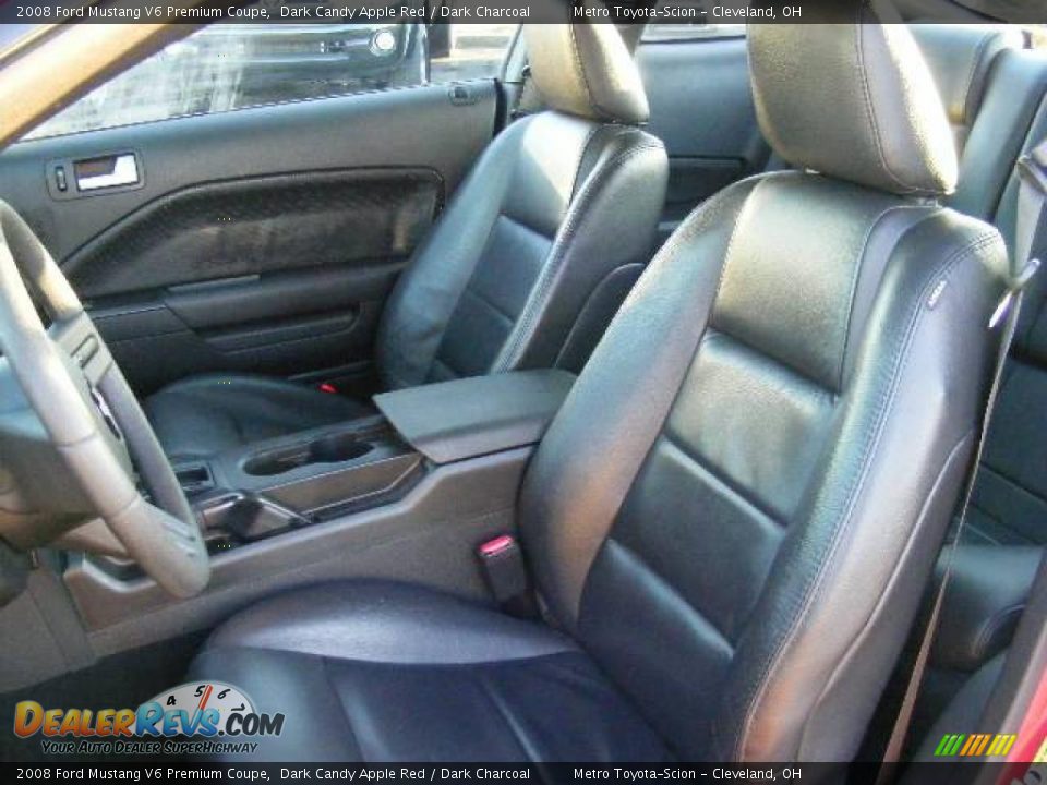2008 Ford Mustang V6 Premium Coupe Dark Candy Apple Red / Dark Charcoal Photo #9