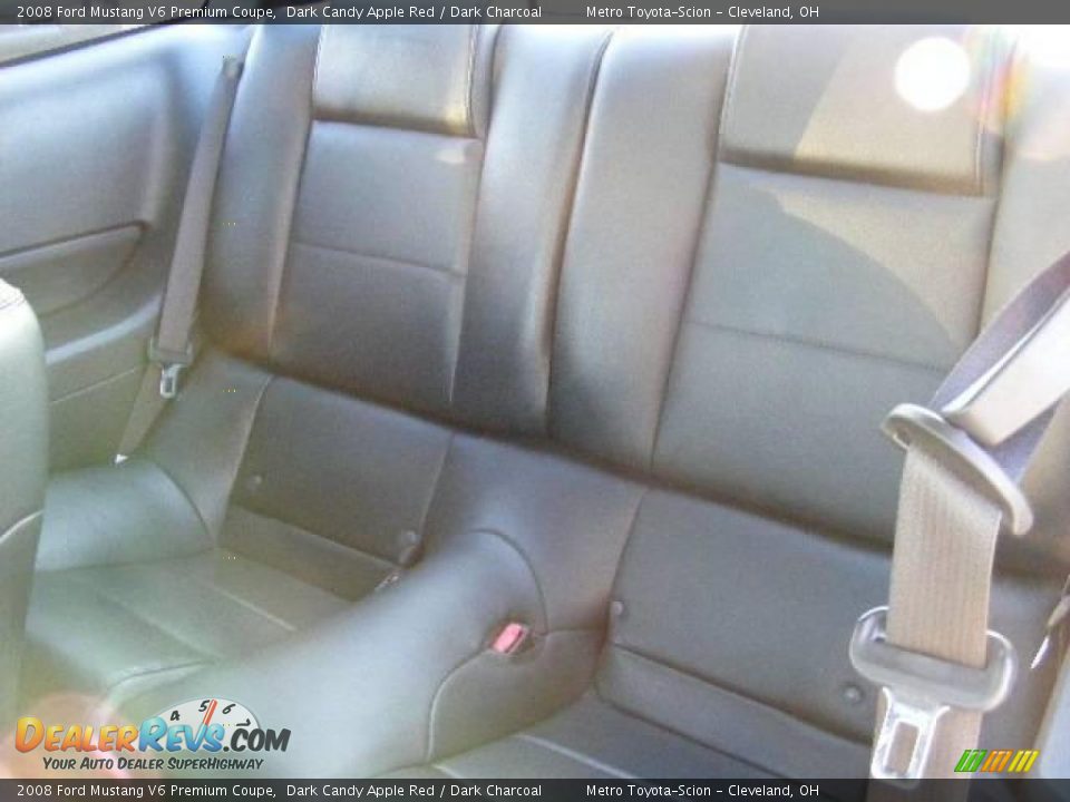 2008 Ford Mustang V6 Premium Coupe Dark Candy Apple Red / Dark Charcoal Photo #11