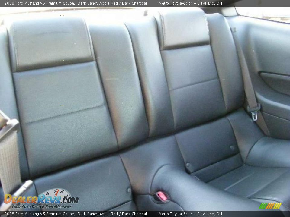 2008 Ford Mustang V6 Premium Coupe Dark Candy Apple Red / Dark Charcoal Photo #12