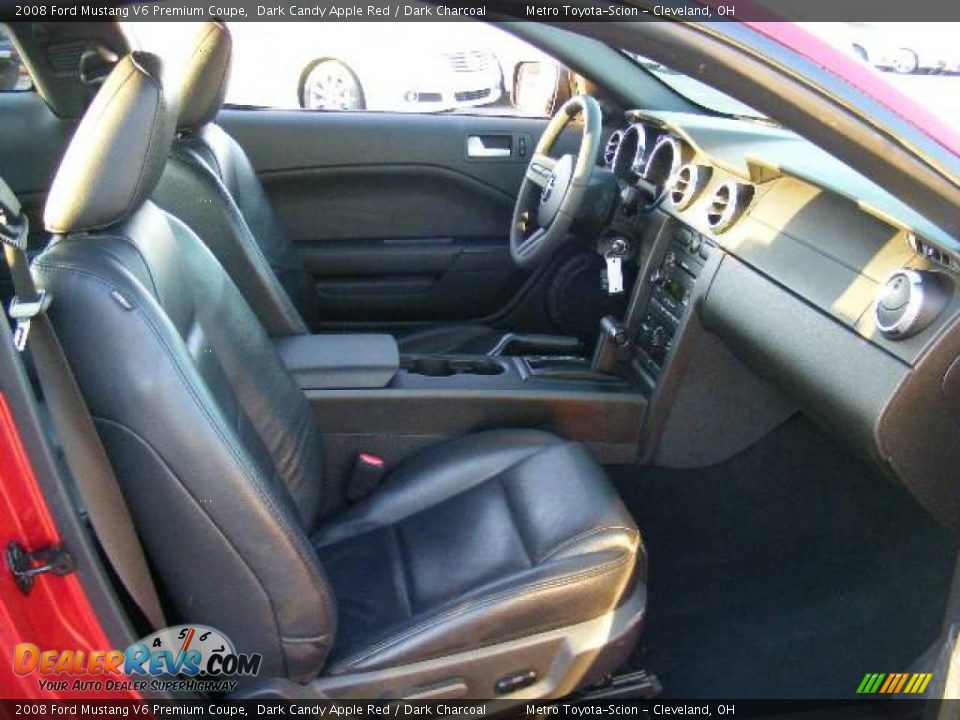 2008 Ford Mustang V6 Premium Coupe Dark Candy Apple Red / Dark Charcoal Photo #13