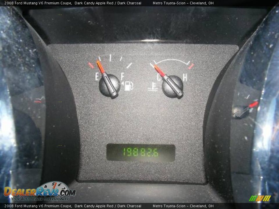 2008 Ford Mustang V6 Premium Coupe Dark Candy Apple Red / Dark Charcoal Photo #17