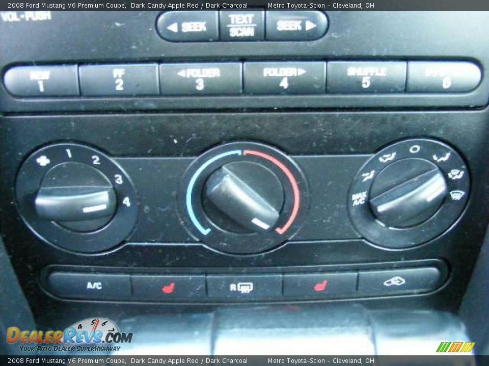 2008 Ford Mustang V6 Premium Coupe Dark Candy Apple Red / Dark Charcoal Photo #20