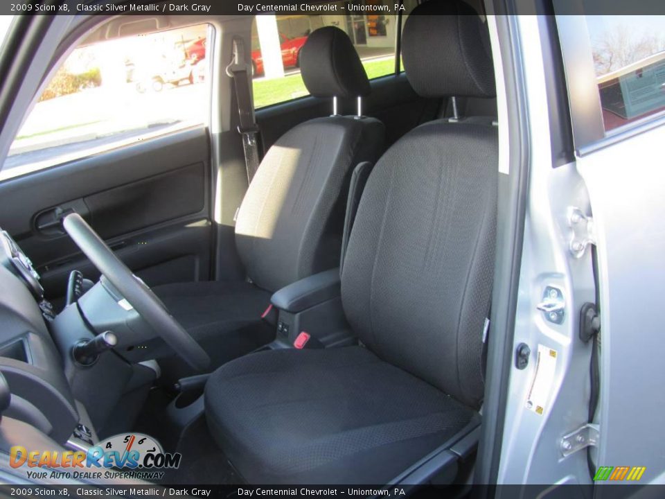 2009 Scion xB Classic Silver Metallic / Dark Gray Photo #8