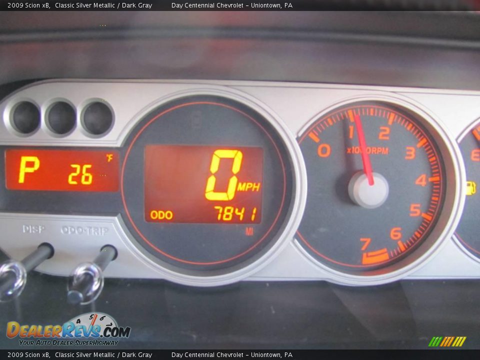 2009 Scion xB Classic Silver Metallic / Dark Gray Photo #15