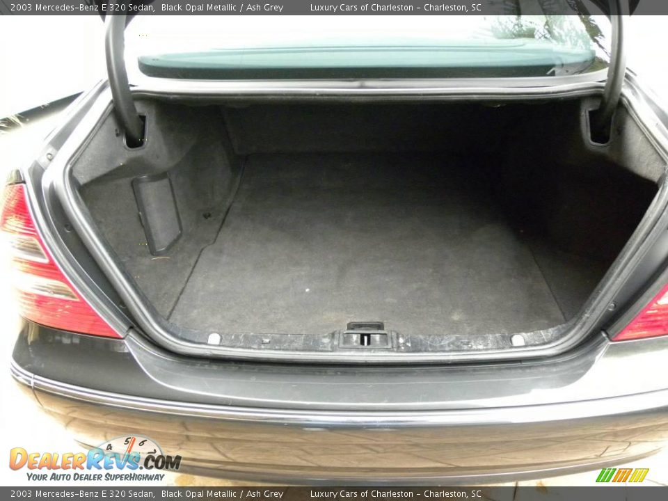 2003 Mercedes-Benz E 320 Sedan Black Opal Metallic / Ash Grey Photo #16