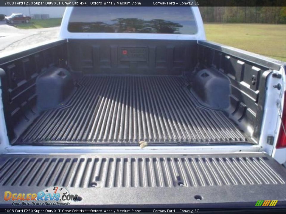 2008 Ford F250 Super Duty XLT Crew Cab 4x4 Oxford White / Medium Stone Photo #17