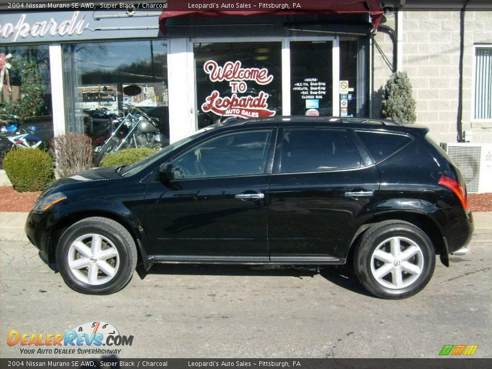 2004 Nissan Murano SE AWD Super Black / Charcoal Photo #2