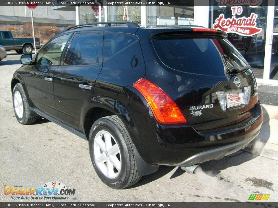 2004 Nissan Murano SE AWD Super Black / Charcoal Photo #3