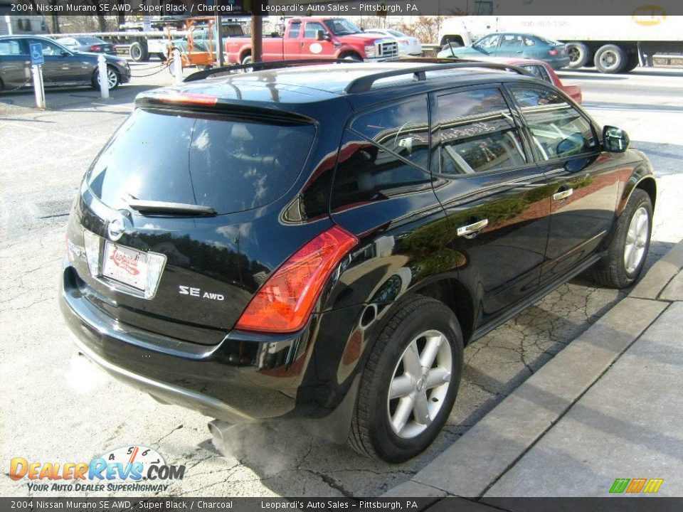 2004 Nissan Murano SE AWD Super Black / Charcoal Photo #5