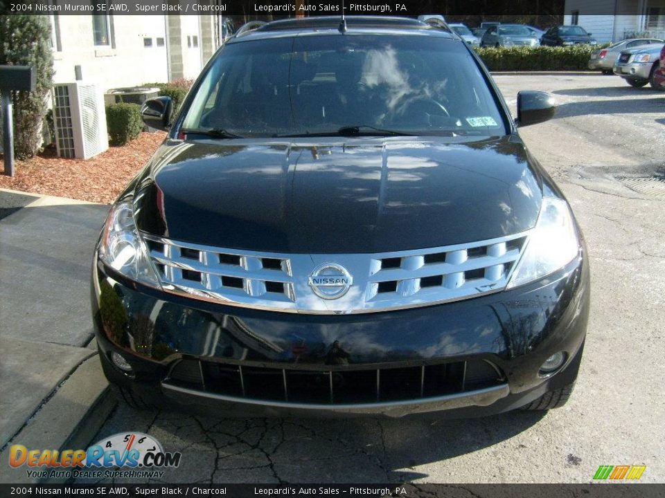 2004 Nissan Murano SE AWD Super Black / Charcoal Photo #7