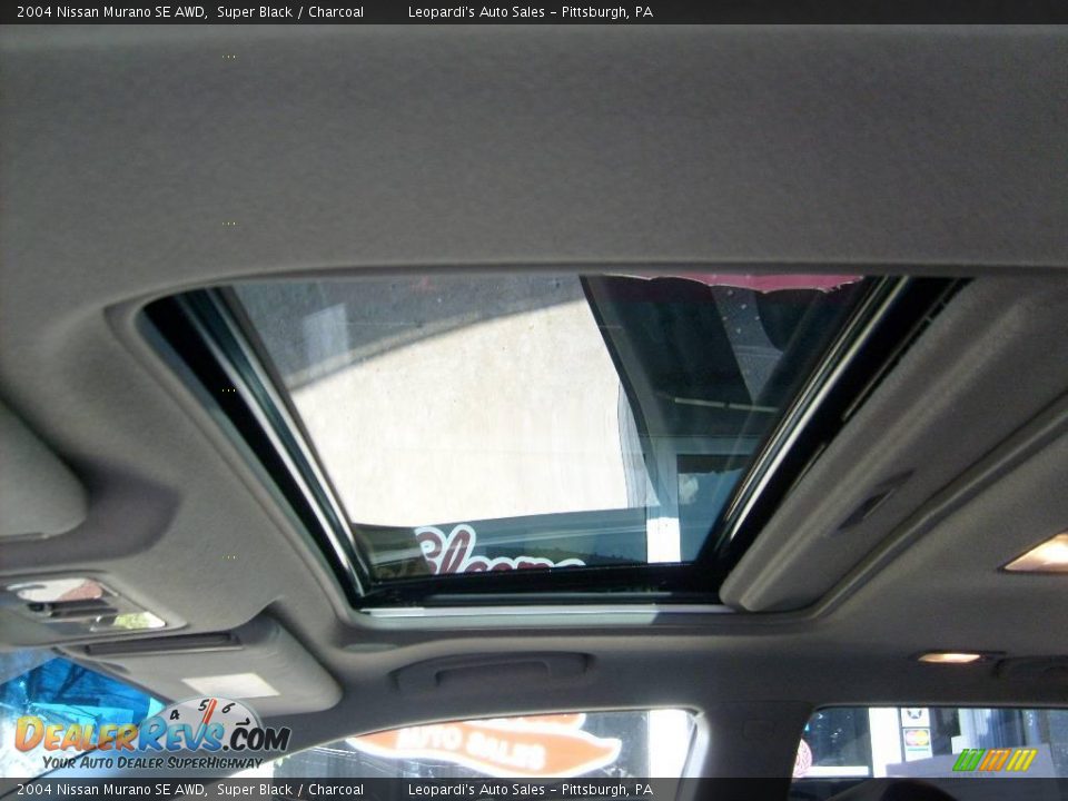 2004 Nissan Murano SE AWD Super Black / Charcoal Photo #9