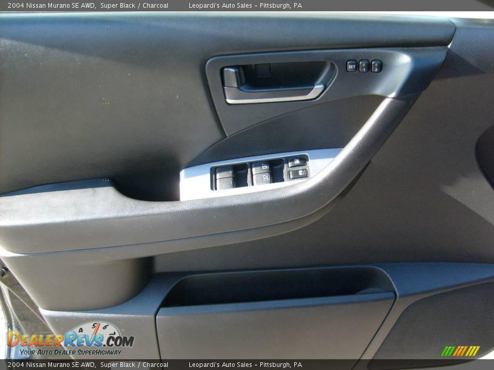 2004 Nissan Murano SE AWD Super Black / Charcoal Photo #10