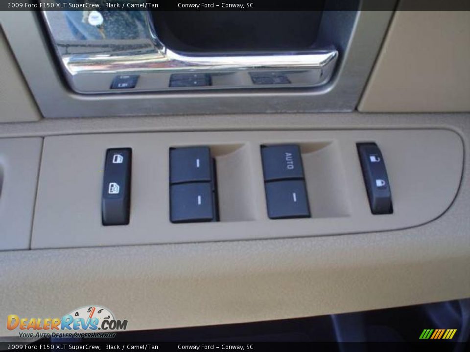 2009 Ford F150 XLT SuperCrew Black / Camel/Tan Photo #21