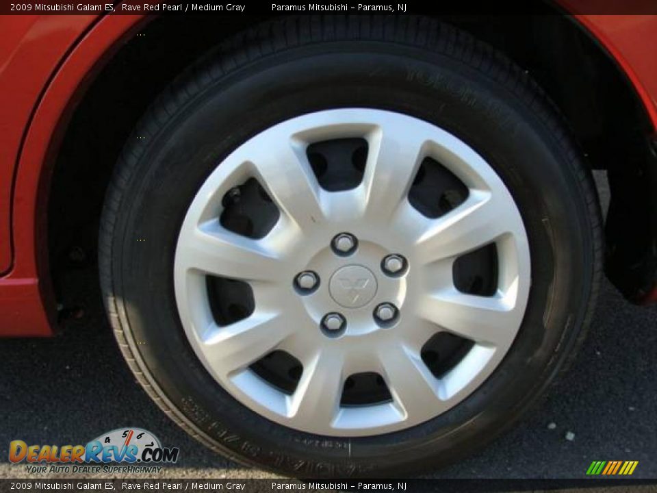 2009 Mitsubishi Galant ES Rave Red Pearl / Medium Gray Photo #6