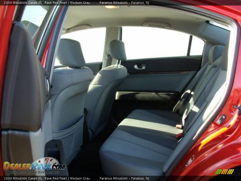 2009 Mitsubishi Galant ES Rave Red Pearl / Medium Gray Photo #7
