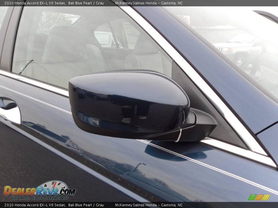 2010 Honda Accord EX-L V6 Sedan Bali Blue Pearl / Gray Photo #21