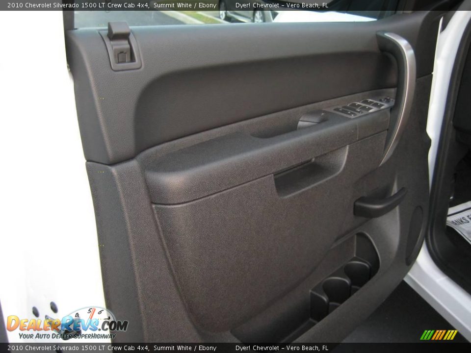 2010 Chevrolet Silverado 1500 LT Crew Cab 4x4 Summit White / Ebony Photo #4