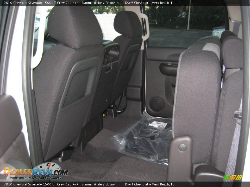 2010 Chevrolet Silverado 1500 LT Crew Cab 4x4 Summit White / Ebony Photo #6