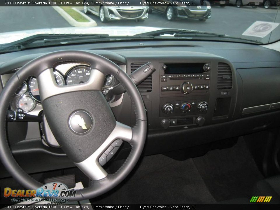 2010 Chevrolet Silverado 1500 LT Crew Cab 4x4 Summit White / Ebony Photo #7