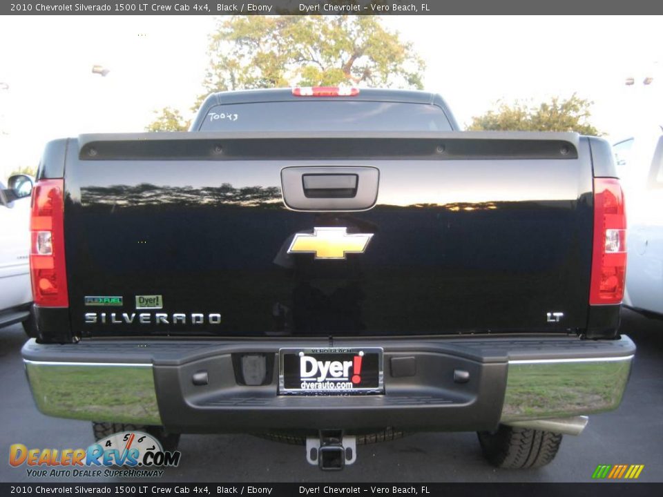 2010 Chevrolet Silverado 1500 LT Crew Cab 4x4 Black / Ebony Photo #5