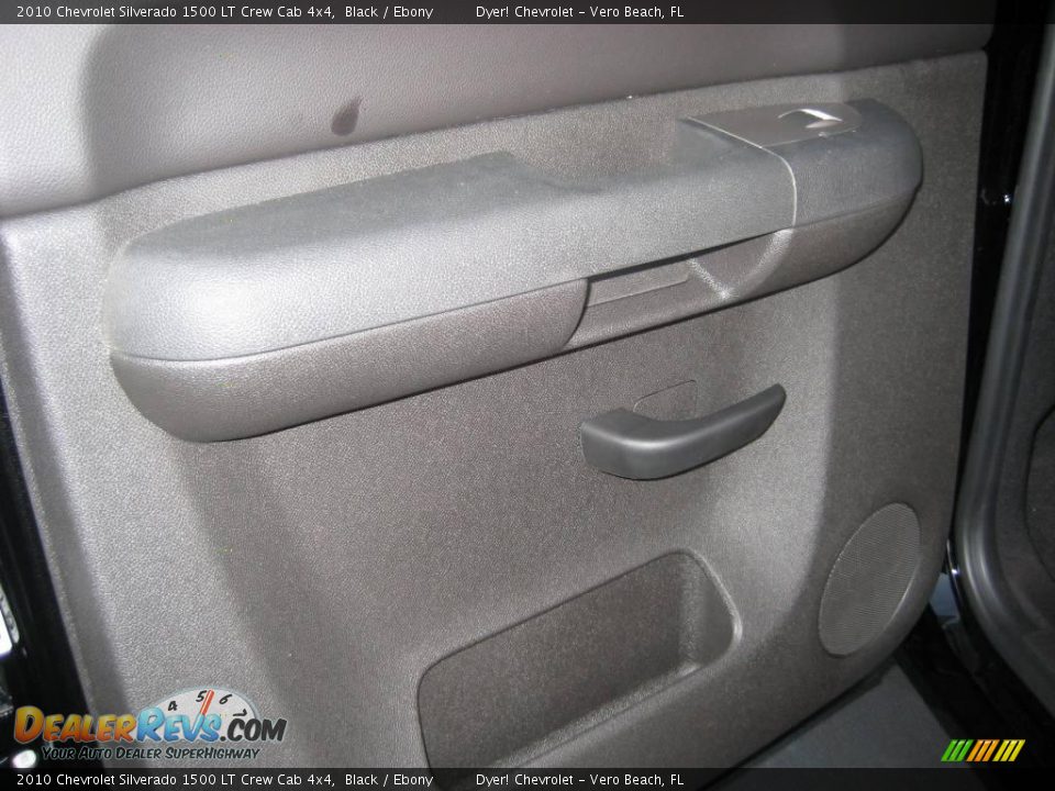 2010 Chevrolet Silverado 1500 LT Crew Cab 4x4 Black / Ebony Photo #7