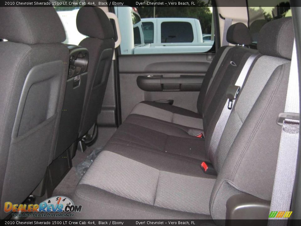 2010 Chevrolet Silverado 1500 LT Crew Cab 4x4 Black / Ebony Photo #8