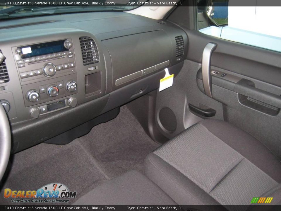 2010 Chevrolet Silverado 1500 LT Crew Cab 4x4 Black / Ebony Photo #10