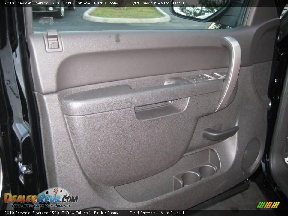 2010 Chevrolet Silverado 1500 LT Crew Cab 4x4 Black / Ebony Photo #11