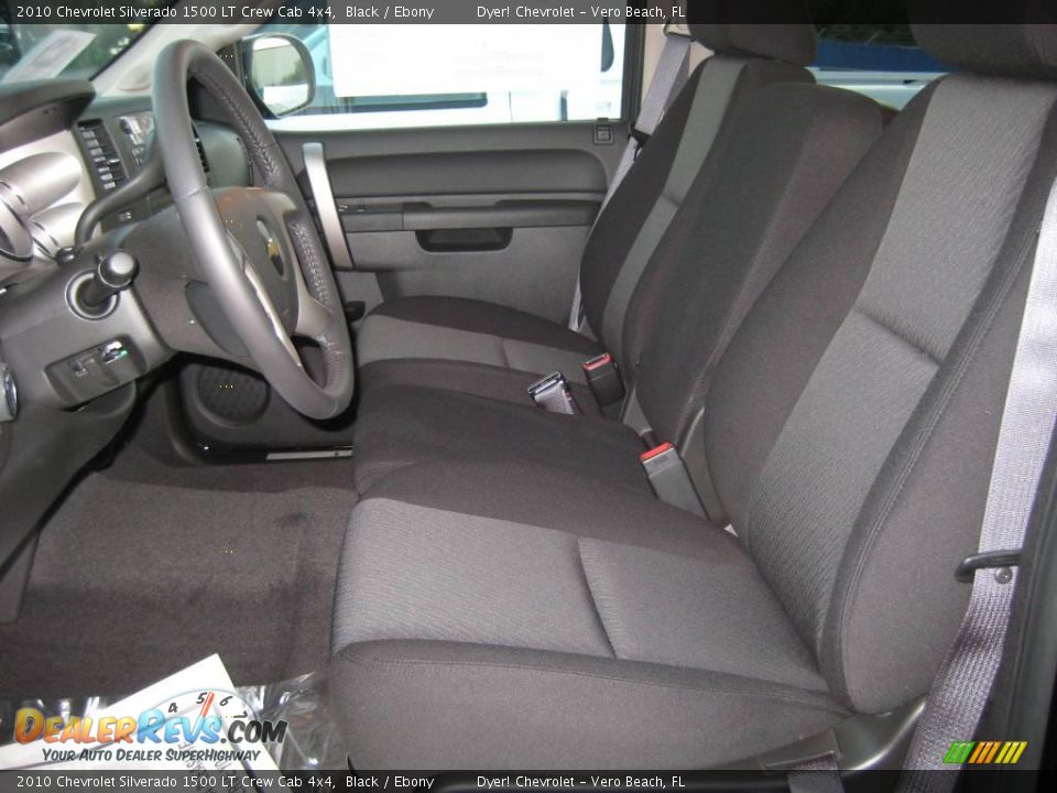 2010 Chevrolet Silverado 1500 LT Crew Cab 4x4 Black / Ebony Photo #12
