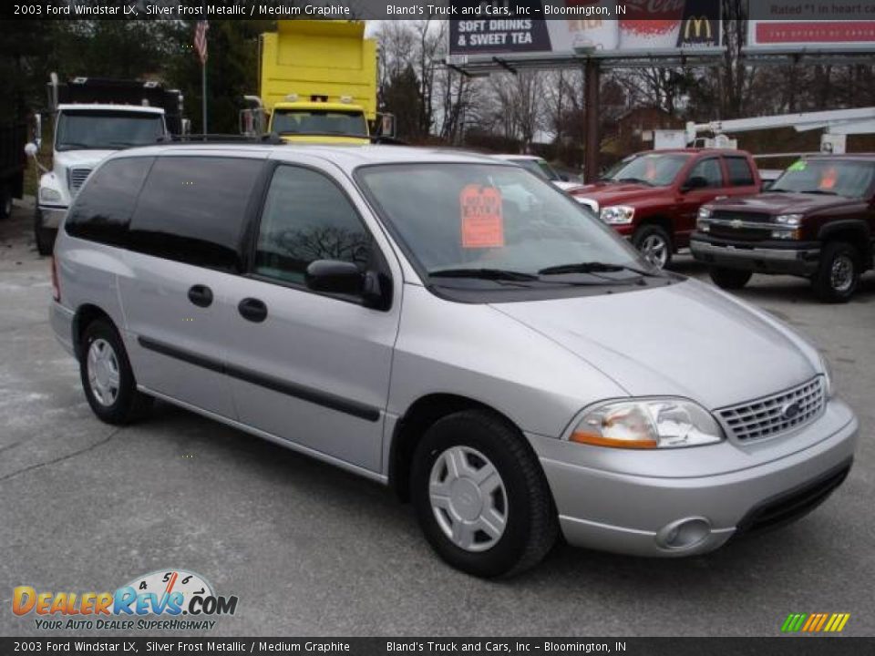 2003 Ford Windstar LX Silver Frost Metallic / Medium Graphite Photo #2