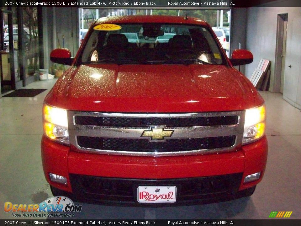 2007 Chevrolet Silverado 1500 LTZ Extended Cab 4x4 Victory Red / Ebony Black Photo #2
