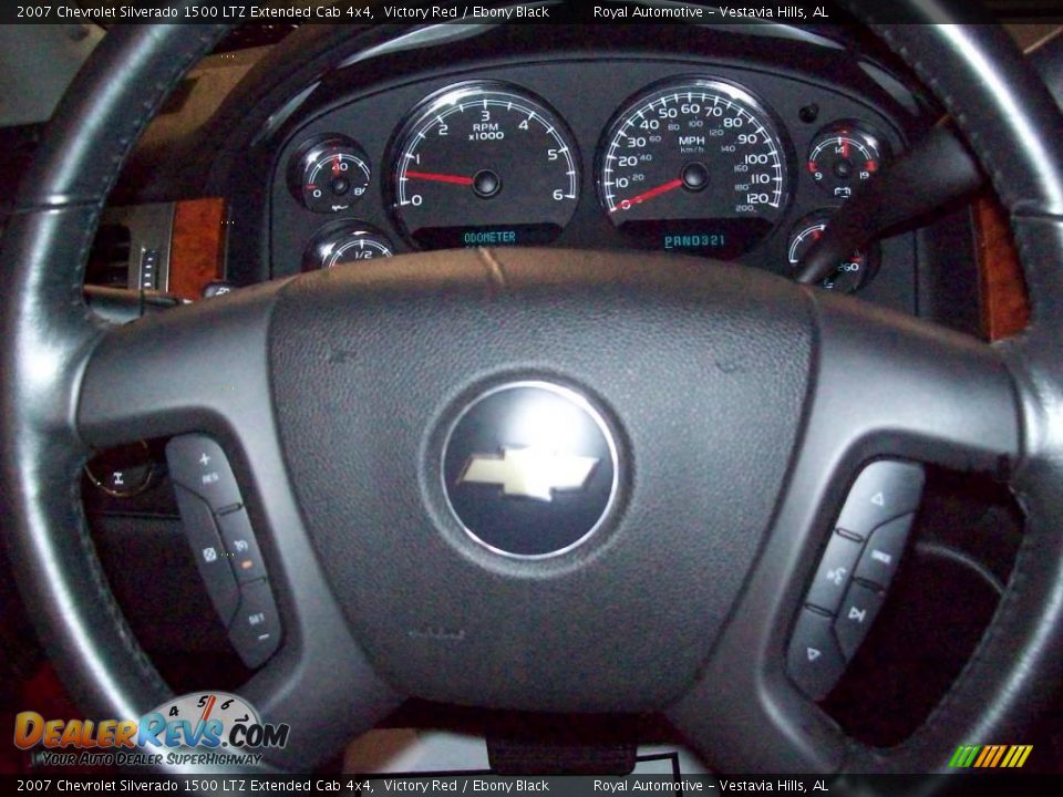 2007 Chevrolet Silverado 1500 LTZ Extended Cab 4x4 Victory Red / Ebony Black Photo #14