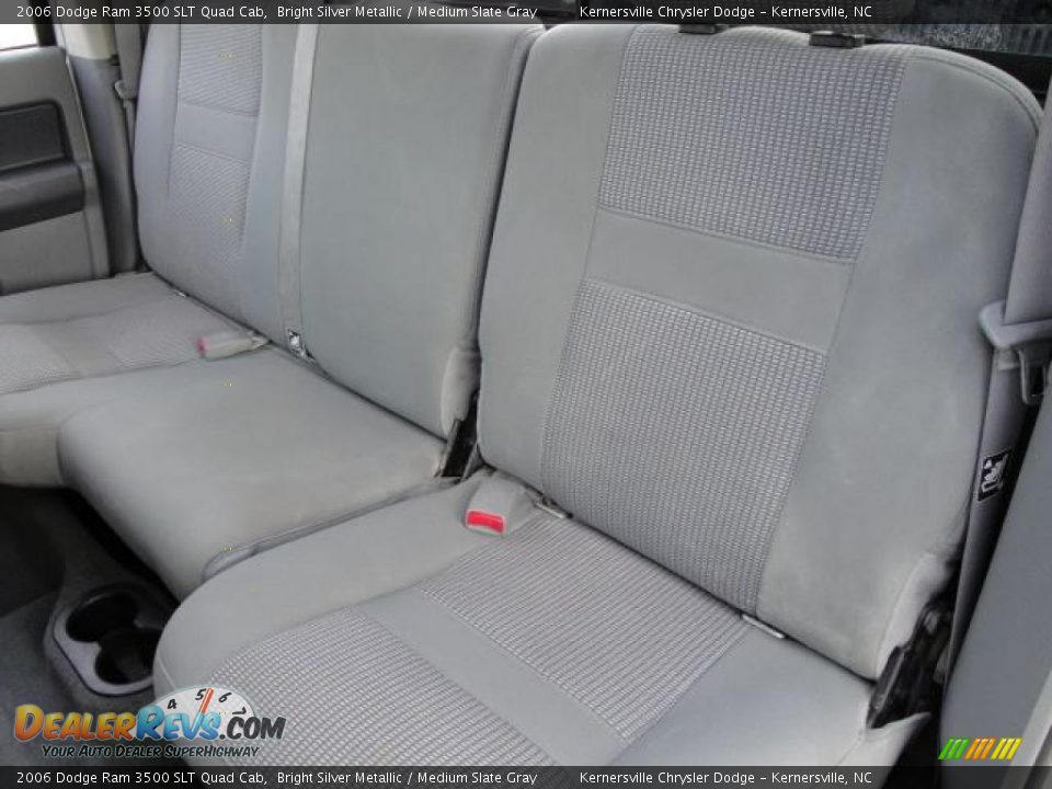 2006 Dodge Ram 3500 SLT Quad Cab Bright Silver Metallic / Medium Slate Gray Photo #9