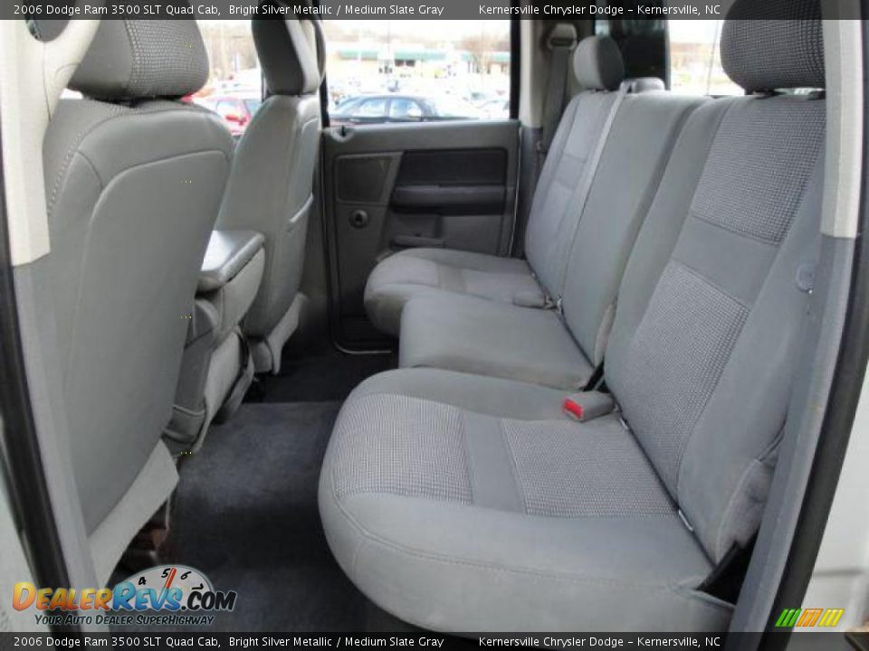 2006 Dodge Ram 3500 SLT Quad Cab Bright Silver Metallic / Medium Slate Gray Photo #10