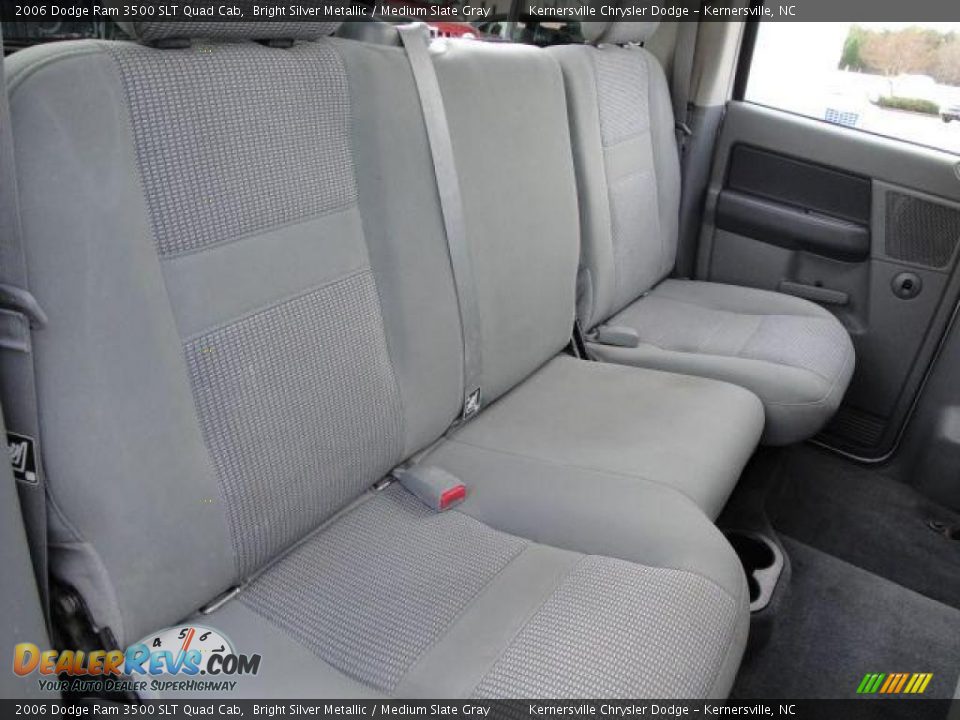 2006 Dodge Ram 3500 SLT Quad Cab Bright Silver Metallic / Medium Slate Gray Photo #11