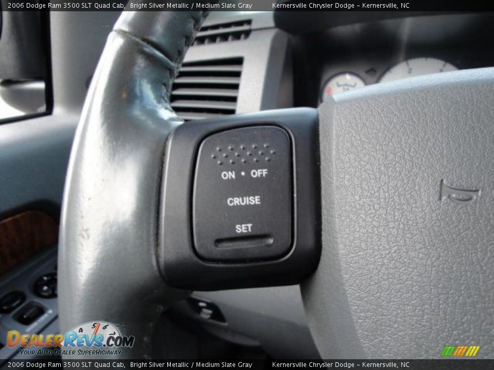2006 Dodge Ram 3500 SLT Quad Cab Bright Silver Metallic / Medium Slate Gray Photo #18