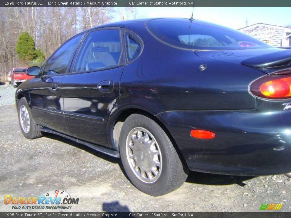 1998 Ford Taurus SE Pacific Green Metallic / Medium Graphite Photo #3