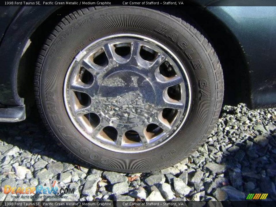 1998 Ford Taurus SE Pacific Green Metallic / Medium Graphite Photo #19