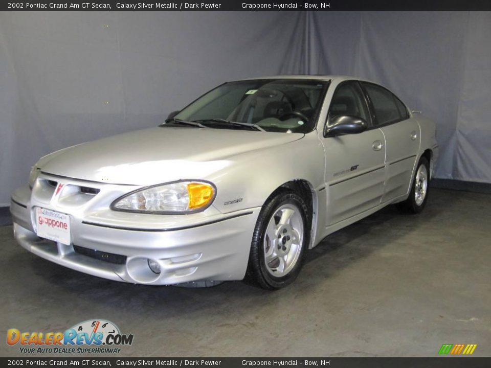 2002 Pontiac Grand Am GT Sedan Galaxy Silver Metallic / Dark Pewter Photo #1