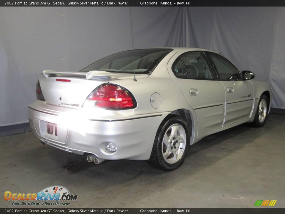 2002 Pontiac Grand Am GT Sedan Galaxy Silver Metallic / Dark Pewter Photo #3