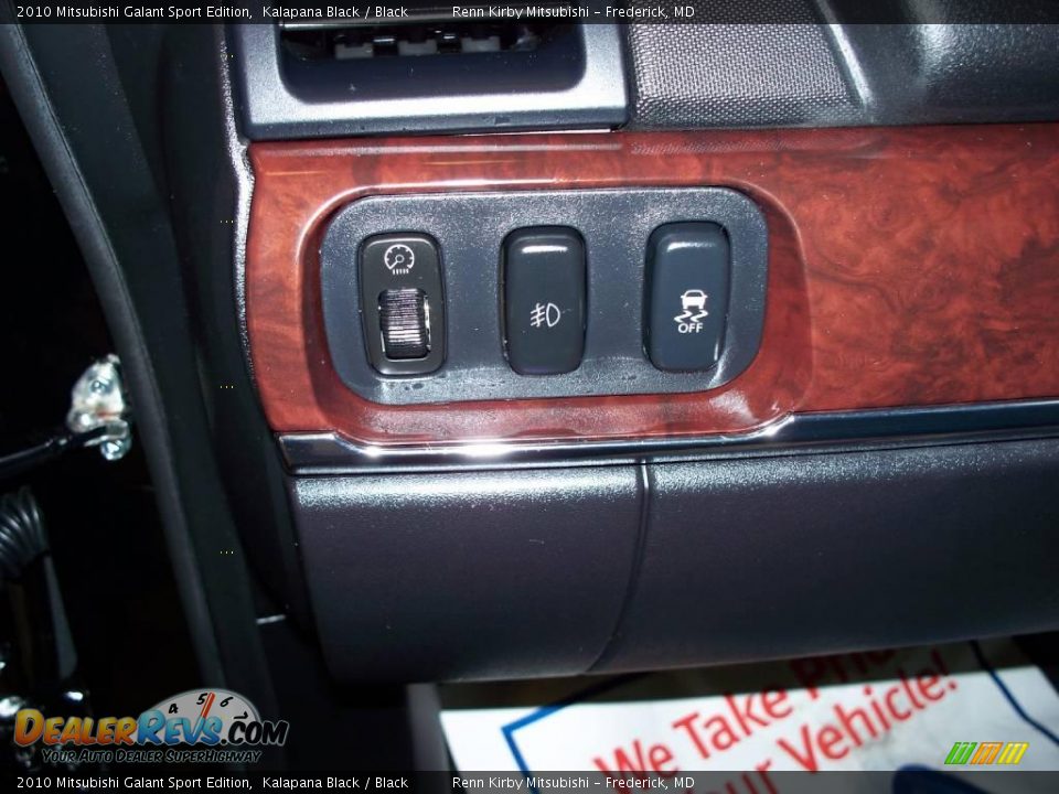 2010 Mitsubishi Galant Sport Edition Kalapana Black / Black Photo #7